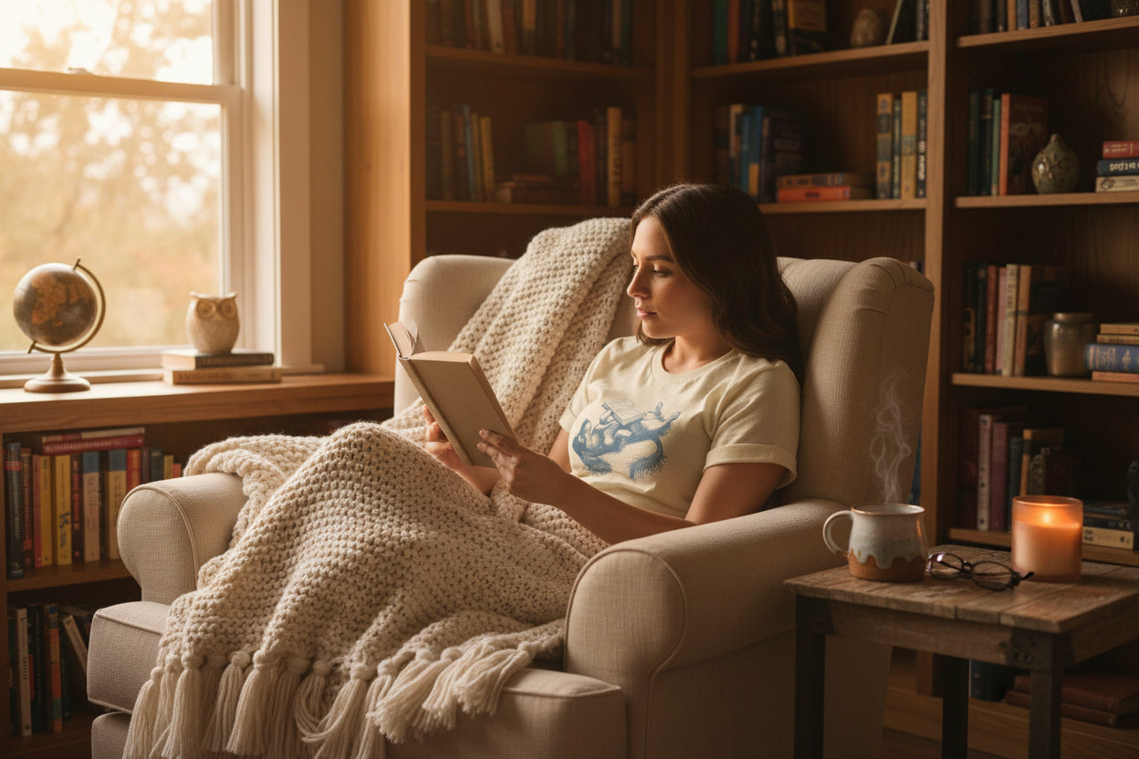 Dachshund Book Nap T-Shirt