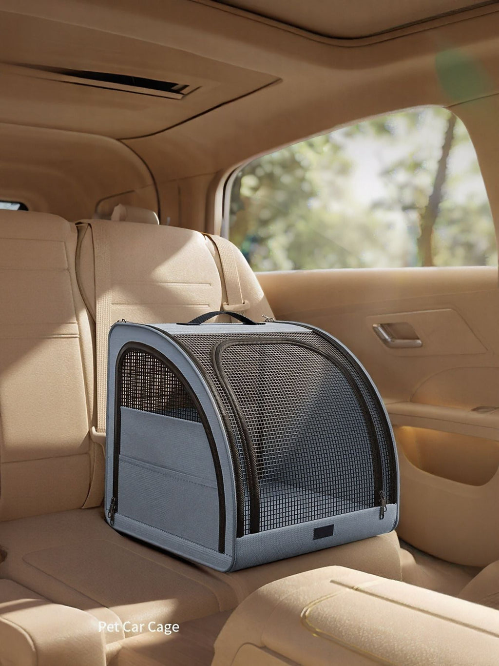 Portable Breathable Car Pet Cage