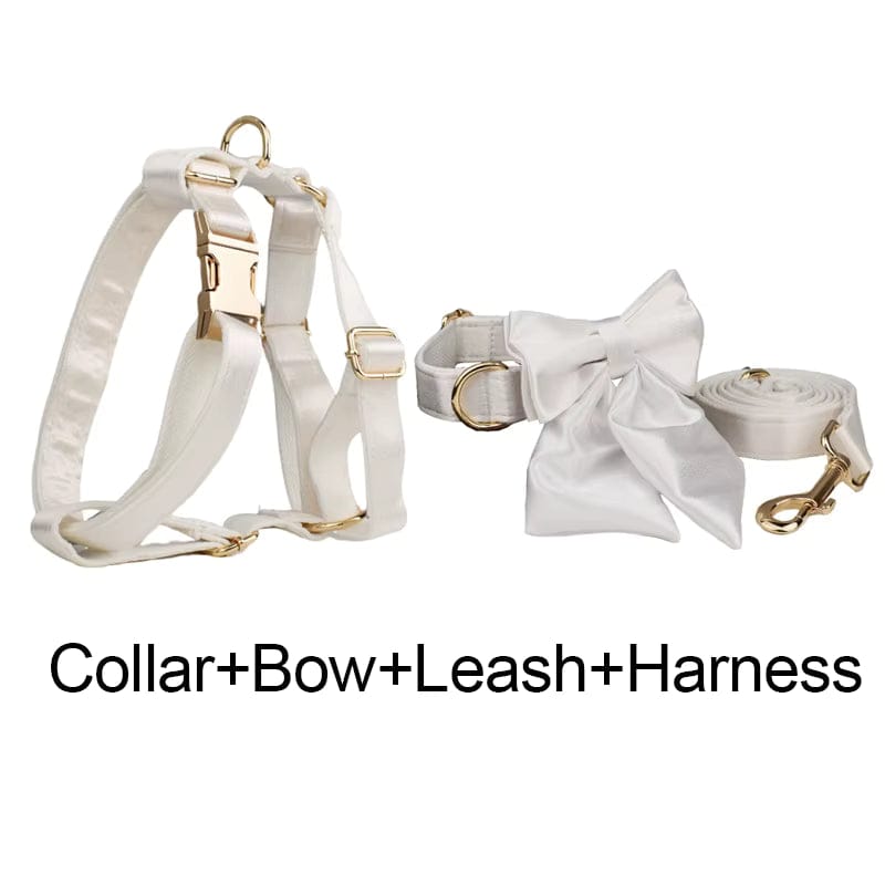 Wedding Pure White Satin Set