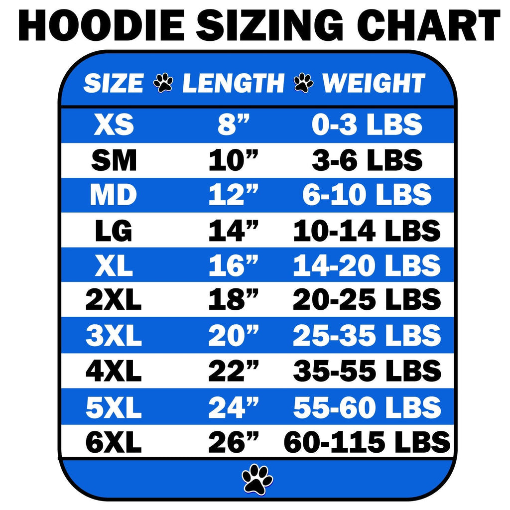 Pet Hoodie Screen Printed, "Fetch"