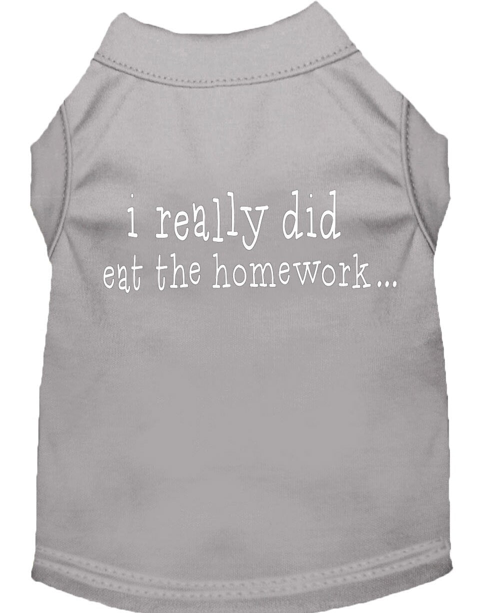Pet Shirt "I Really Did Eat The Homework"