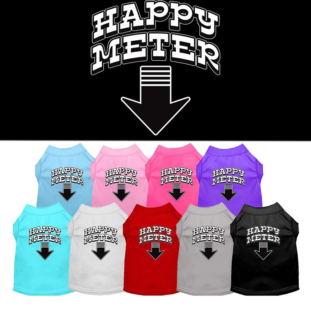 Pet Shirt "Happy Meter"