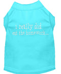 Pet Shirt "I Really Did Eat The Homework"