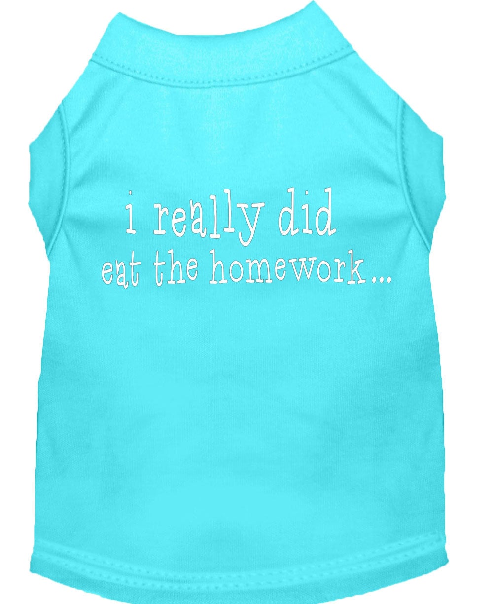 Pet Shirt "I Really Did Eat The Homework"