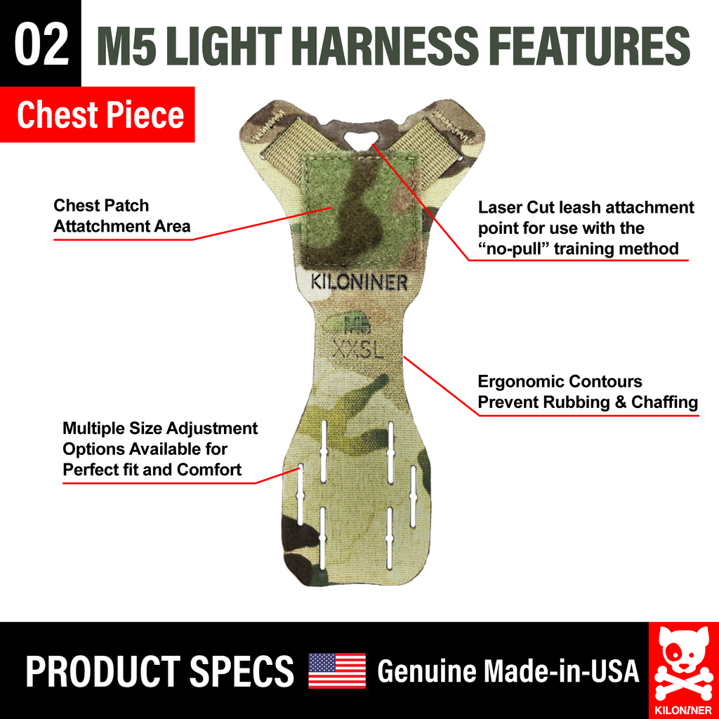 K9R - M5 MOLLE Light Harness